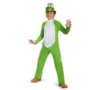 Déguisement Yoshi Luxe Enfant Super Mario - Taille: 5 - 6 Ans (109 - 126 Cm)) Vert