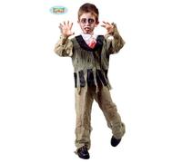 Déguisement Zombie Enfant 7-9 Ans - Veste et Pantalon - Noir