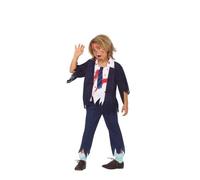 FIESTAS GUIRCA | Déguisement Garçon Zombie - Enfant - Bleu, Blanc