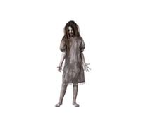 Déguisement Zombie Fille 5-6 ans - AC-DÉCO - Robe style chemise de nuit - Gris Polyester 5-6 ans