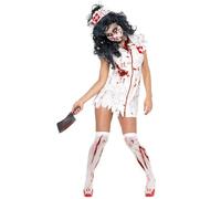 Déguisement zombie infirmière femme Halloween XS