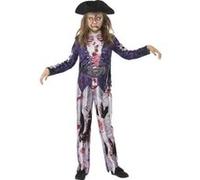 Déguisement zombie pirate fille Halloween 13 à 15 ans violette G
