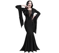 Deguisement Zombie Velours Nonne Halloween Cosplay Pirate Assassin Sexy Vampire Cape Squelette Malefique Sorcier Deguisement Halloween Famille Robe Blanche Femme Déguisement Faucheuse Adulte XXL