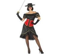 Déguisement zorro femme bandit Noir G