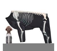 Déguisements pour Chiens | Combinaison Squelette pour Chien | Vêtement Déguisement Halloween pour Chiot Cosplay Fêtes à la Maison Sorties Quotidiennes Voyages et Photos avec Amis