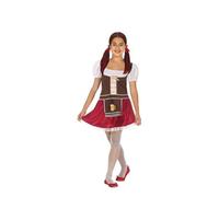 Déguisemetn De Allemande En Velours Pour Fille (Taille 3-4a) Multicolore