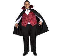 Déguisemetn De Vampire Gros Pour Homme (Taille M/L) Multicolore