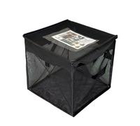 Dégustation de déchets d'extérieur - 125 l Barbage Can | Dustor de poussière extérieur pliable | poubelles en nylon | Panier de recyclage portable pour la maison