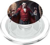 Dégustation de vin de Dracula dans sa Cave du château de Transylvanie PopSockets PopGrip pour MagSafe