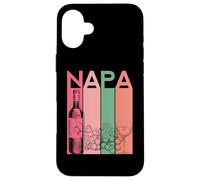 Dégustation de vins de la région viticole de Napa en Californie, Valley Love Retro Grape Coque pour iPhone 16 Plus
