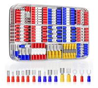 dehao 368pcs de 100 connecteurs à sertir électrique - Assortiment de Pins L ? tverbinder Set terminals STO ? fils