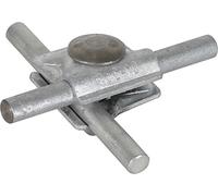 Dehn 390060 - vert-jaune connexion MV Vis plat rond 8 - 10 mm st/tZn