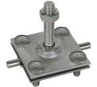 Dehn Clamp pour borne fixe de mise à la terre M12 StSt V4A - 478149
