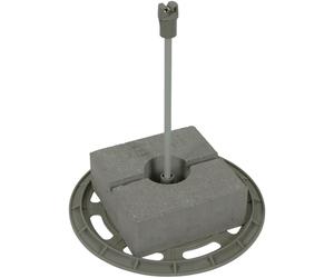 DEHN DLH 8 H435 D300 BS Set avec plaque de base et bloc de béton - 253125