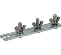 Dehn Earthing Busbar Support 3P M10x35 Sttzn - 465801
