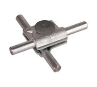 Dehn & Söhne DEHN Connecteur MV en acier/galvanisé pour câble rond 10 mm MVK 10 FRM10X35STTZN Quantité:1