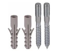 Dehn & Söhne DEHN Kit de fixation 2 vis + chevilles BS M10 PAS Quantité:1