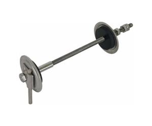 Dehn & Söhne DEHN Passage de terre / mur 300-500 mm M10 inox EWDMVK810M10#478430 Quantité:1