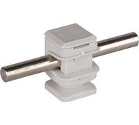 Dehn+Söhne Lot de 5 supports de câble gris 204 001 H 16 mm pour Rd 8 mm M6 pour protection contre le flash 4013364018990