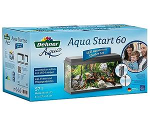 Dehner Aqua Kit de démarrage pour Aquarium avec Nourriture et Produits d'entretien