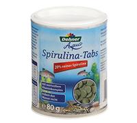 Dehner Aqua Nourriture pour Poissons, de la spiruline Lot de tablettes, 90 comprimés (80 g)