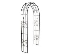 Dehner Arche de Roses Renata env. 228 x 120 x 38 cm, métal, Anthracite