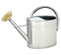 Dehner Arrosoir nostalgique, Ovale, 9 L, env. 53 x 40 x 21 cm, Zinc, Argent