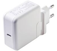 Dehner Elektronik Adaptateur de voyage 60 W 1x USB-C® Power Delivery, Power Delivery 3.0, QC 3.0 blanc avec adaptateur pour