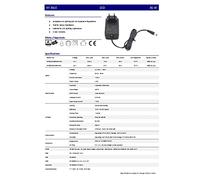 Dehner Elektronik XY 36LE-1203000VH-EW Transformateur LED Tension constante 36 W 3,0 A 12 V/DC