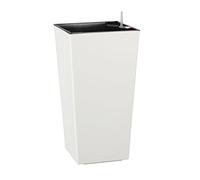 Dehner Elise Pot de Fleur à système d'irrigation, env. 36 x 20 x 20 cm, Blanc