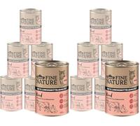 Dehner Fine Doublure Nature Chat Adult, qualité de Vie, Bovine (Lot de 2)