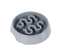 Dehner Gamelle en mélamine pour Chien Ø 5,5 x 25 cm Gris