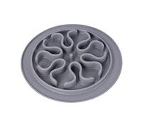 Dehner Gamelle pour Chien et Chat en Silicone Gris Ø 24 cm Hauteur 2 cm