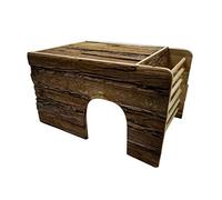 Dehner HARPO Maison pour rongeurs en Bois de Sapin Naturel 40 x 29 x 25 cm
