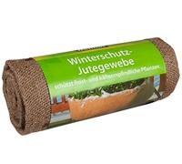 Dehner Housse de Protection d'hiver avec décor en Toile de Jute - Environ 300 x 105 cm - Marron