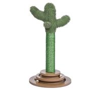 Dehner Lieblinge Cactus Arbre à Chat élégant/varié, Arbre d'escalade pour Chats, env. Ø 32 cm, Hauteur 60 cm, Vert