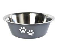 Dehner Lieblinge Gamelle pour Chien et Chat en Acier Inoxydable Gris Env. 8 x 17 x 23,5 cm 2020 ML