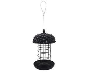 Dehner Natura Louise Colonne d'alimentation de qualité supérieure pour 12 Boules de Graisse - Station d'alimentation pour Oiseaux Sauvages - Résistant aux intempéries/à Suspendre - Environ 30 x 18 x