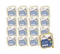 Dehner Natura Premium Menu pour hérisson, Nourriture Humide complète, Riche en protéines, 16 x 100 g