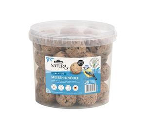 Dehner Natura Premium Nourriture pour Oiseaux Sauvages, Boules de Graisse, sans Filet, 30 pièces de 90 grammes (2,7 kg)