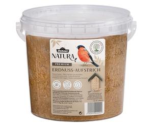 Dehner Natura Premium Nourriture pour Oiseaux Sauvages, pâte à Base de cacahuètes, Beurre de cacahuète en Seau, Aliment énergétique pour Toute l'année, 2 kg