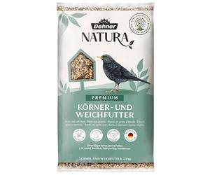 Dehner Natura Premium Nourriture pour Oiseaux Sauvages, pour granivores, mangeurs d’Insectes, avec crustacés et Insectes, 2,5 kg