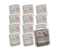 Dehner Natura Premium Tablettes de Nourriture pour Oiseaux, Aliment Gras avec Insectes, complément pour granivores, 12 x 300 g