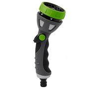 Dehner Pommeau de douche multifonction en plastique et aluminium gris/vert