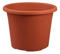 Dehner Pot de Fleurs cylindrique - Résistant au Gel, aux UV et aux intempéries - Pot de Fleurs recy nviron 40 cm de diamètre - Hauteur 28 cm - en Plastique - Terre Cuite