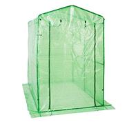 Dehner Serre à tomates Maxi, env. 187 x 183 x 122 cm, Plastique/métal, Vert
