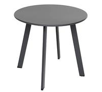 Dehner Table Basse Lian env. 50 cm, Hauteur env. 45 cm, Acier revêtu par pulvérisation, Gris