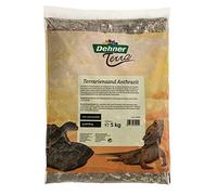 Dehner Terra Sable de Terrarium avec Argile pour Reptiles Gris 5 kg