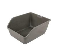 Dehner Toilettes pour rongeurs pour Petits Animaux, env. 22 x 39 x 47 cm, Plastique, Gris