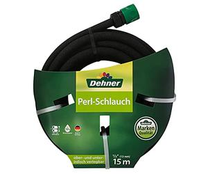 Dehner Tuyau d'arrosage Noir Perle 15 m 1/2"